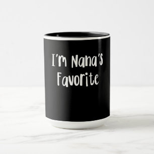 Funny Grandson I'm Nana's Favourite Mug