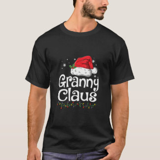 Funny Granny Claus Christmas T-Shirt Pyjamas Santa