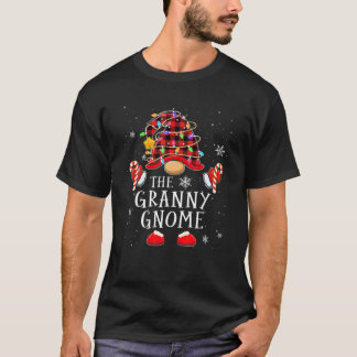 Funny Granny Gnome Matching Family Christmas Pajam T-Shirt