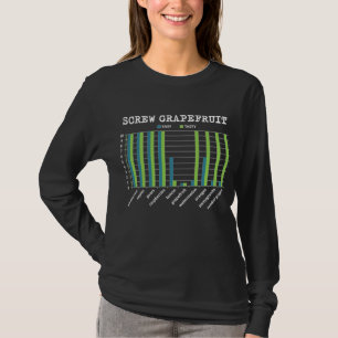 Funny Grapefruit Summer Fruit Diet Weight Loss T-Shirt