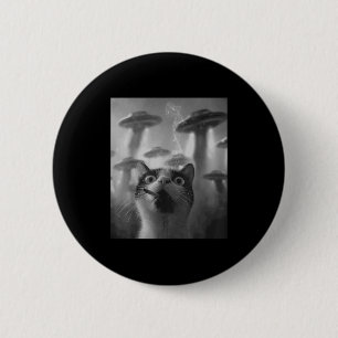 Funny Graphic Cat Gangster Funny _1 6 Cm Round Badge
