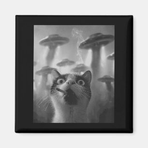 Funny Graphic Cat Gangster Funny _1 Magnet