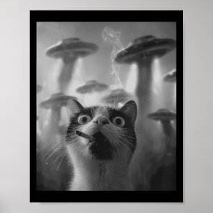 Funny Graphic Cat Gangster Funny _1 Poster
