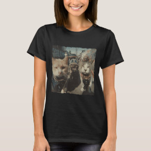 Funny Graphic Cat Gangster Funny _3 T-Shirt
