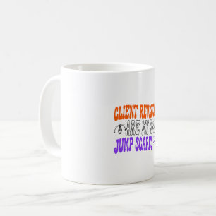 Funny Graphic Designer Halloween Client Revisions Coffee Mug