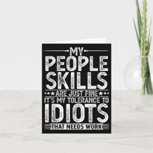 Funny Graphic For Men Women Adult Humour Sarcastic Card