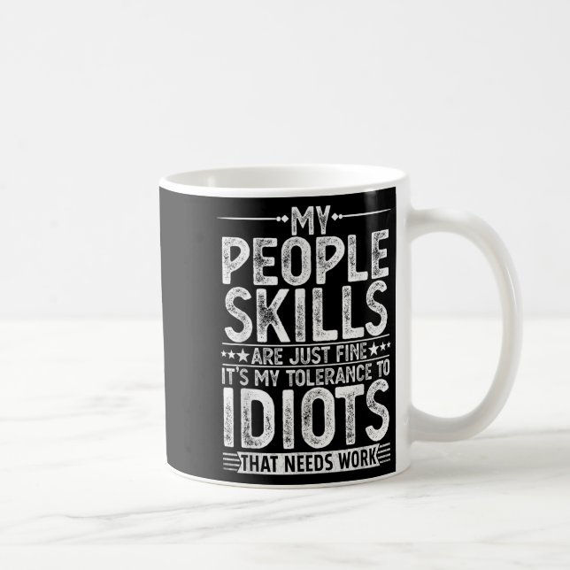 Funny Graphic For Men Women Adult Humour Sarcastic Coffee Mug (Right)