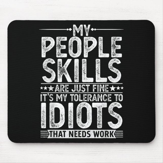 Funny Graphic For Men Women Adult Humour Sarcastic Mouse Pad (Front)