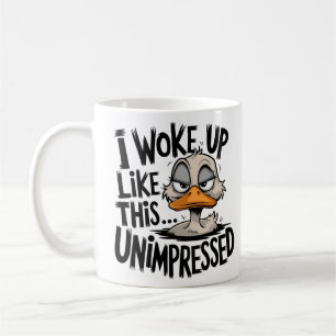Funny Graphic – Funny Duck Humour Quote Tri-Blend Coffee Mug