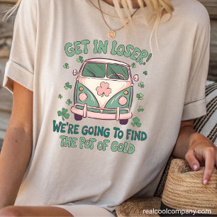 Funny Graphic T-Shirt – Finding the Pot of Gold Tri-Blend Shirt