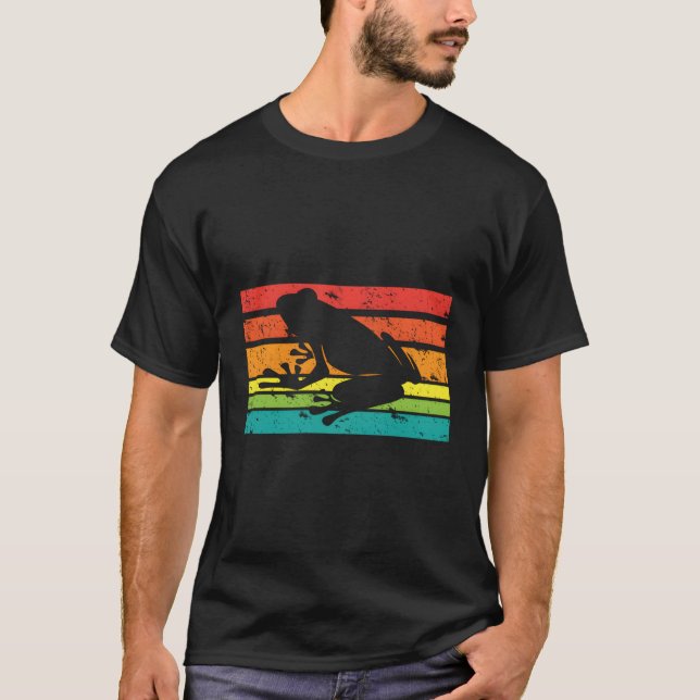 Funny Graphic Tree Frog T-Shirt (Front)