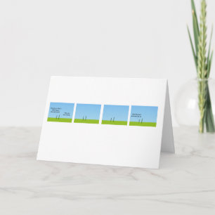 Funny Grass Next Level Awkwardness Card