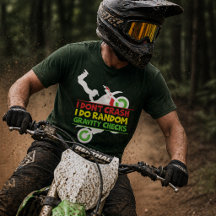 Funny Gravity Check Cyclist Shirt | Bold Minimalis