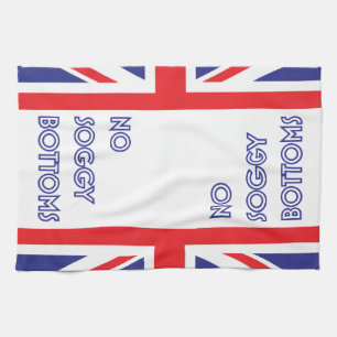 Funny Great British Bake Off Soggy Bottoms Tea Towel