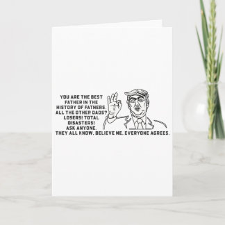 Funny Great Dad Humour Donald Trump Father's Day S Card