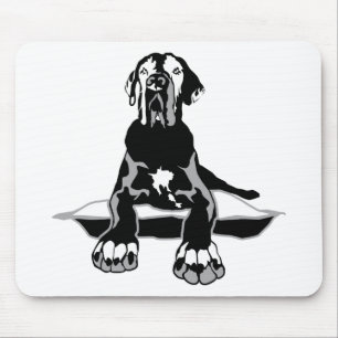 Funny Great Dane Ilios Mouse Pad