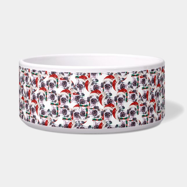 Funny Great Dane Name Christmas Pattern (Left)