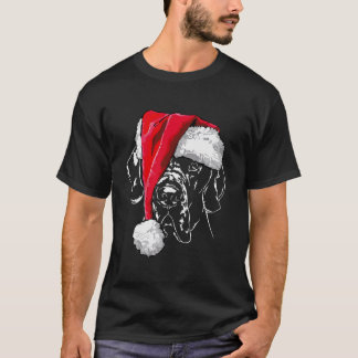 Funny Great Dane Santa Christmas Dog Mum Gift Pres T-Shirt