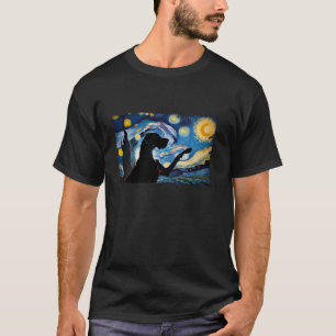 Funny Great Danes Dog Starry Night Adorable Dog Lo T-Shirt