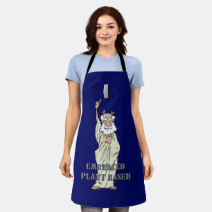 Funny Greek God "I Embraced Plant Based" Apron