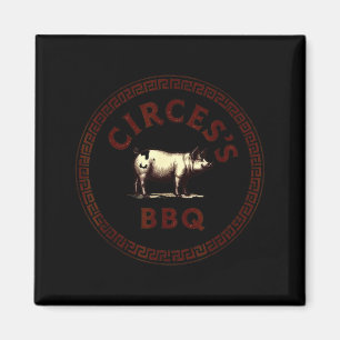 Funny greek mythology circe's bbq adventure magnet