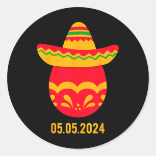 Funny Greek Orthodox Easter Egg Greek Easter Cinco Classic Round Sticker
