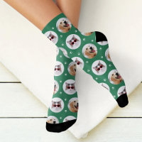 Funny Green Custom 2 Pet Photo Paw Print