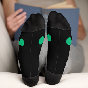 Funny green frog leg Feet Socks Knee Animal 