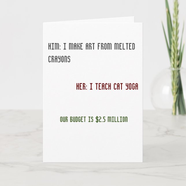 Funny Greeting Card (Front)