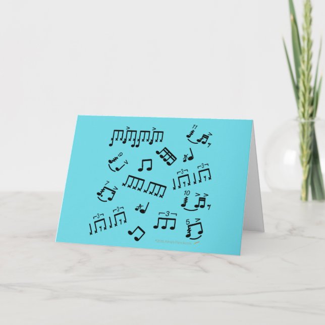Funny Greeting Card for Drummer Birthday Customise (Front)