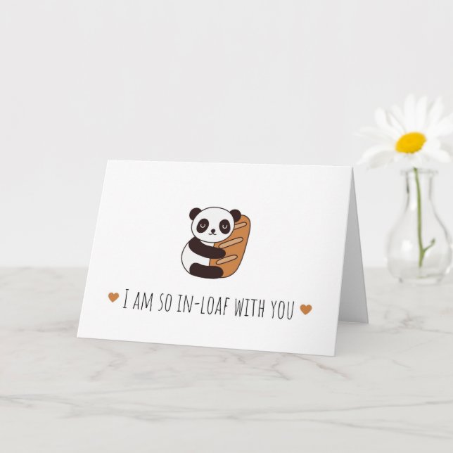 Funny greeting love card for boyfriend or girlfrie (Small Plant)