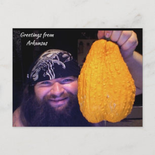 Funny Greetings from Arkansas  Postcard