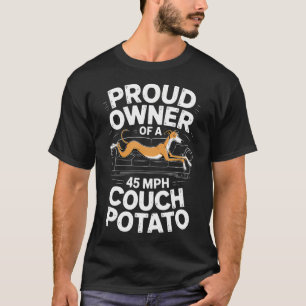 Funny Greyhound Art For Men Women Kids Puppy Greyh T-Shirt