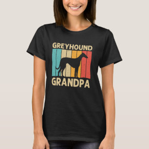 Funny Greyhound For Grandpa Dad Italian Greyhound  T-Shirt