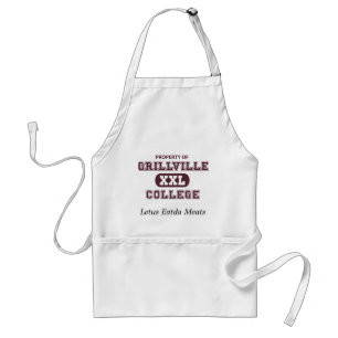 Funny Grill College Standard Apron