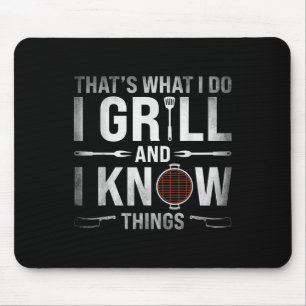 Funny Grilling Bbq Barbecue Smoking Meat Smoker Gr Mouse Pad