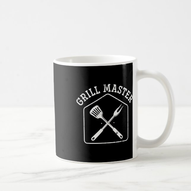 Funny Grilling Bbq Chef Gift Steak Grill Master Ba Coffee Mug (Right)