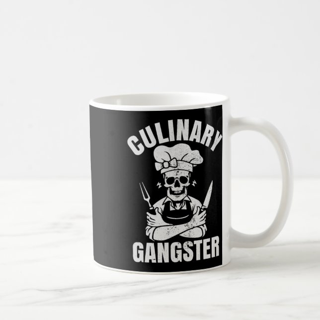 Funny Grilling Culinary Gangster  Coffee Mug (Right)