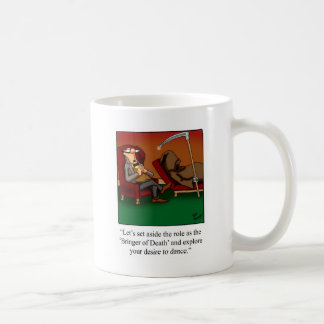 Funny Grim Reaper Dance Cartoon Coffee Mug