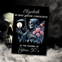 Funny Grim Reaper Death to My Youth 60th Birthday
