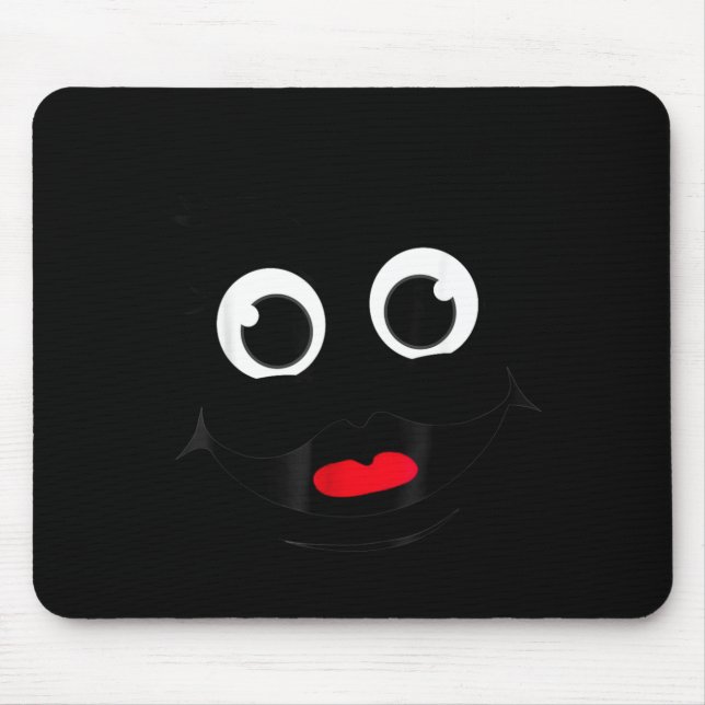 Funny Grimace Face For Halloween Costume Mouse Pad (Front)