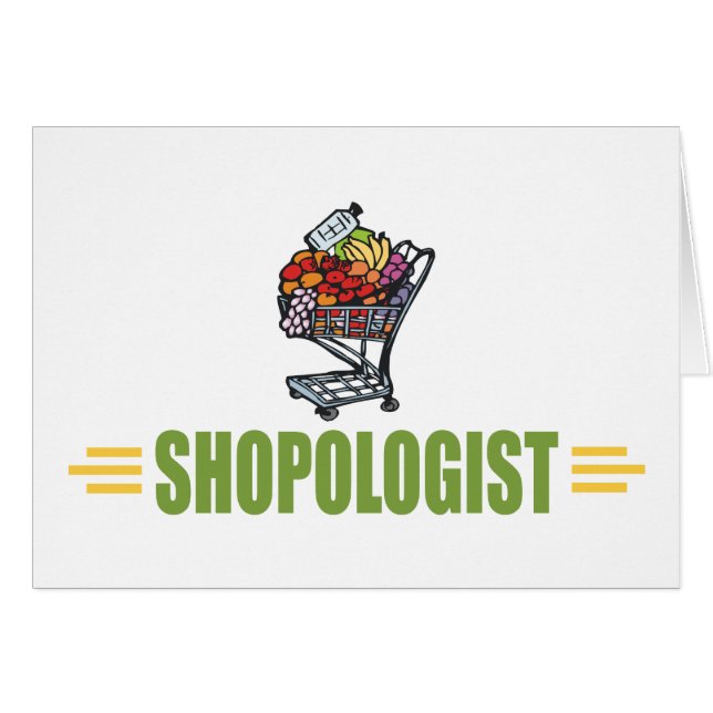 Funny Grocery Shopping (Front Horizontal)