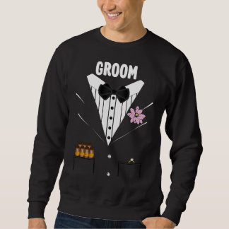 Funny Groom Tuxedo Sweatshirt
