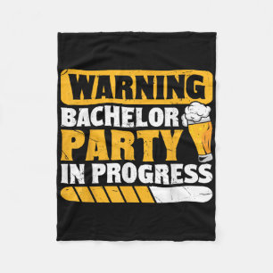 Funny Groom Wedding Bachelor Party _1  Fleece Blanket