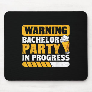 Funny Groom Wedding Bachelor Party _1 Mouse Pad