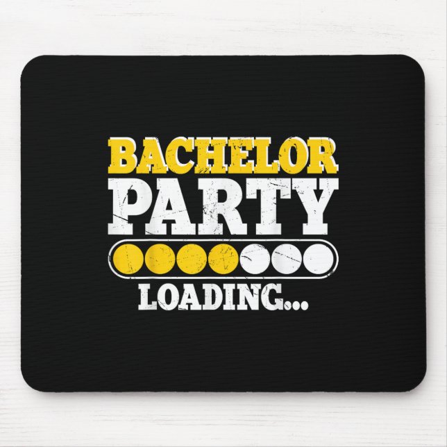 Funny Groom Wedding Bachelor Party _2  Mouse Pad (Front)