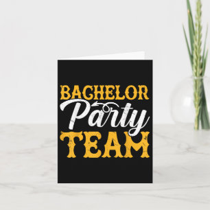 Funny Groom Wedding Bachelor Party _4 Card