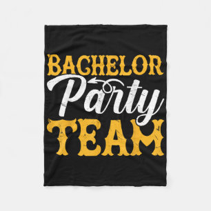 Funny Groom Wedding Bachelor Party _4  Fleece Blanket