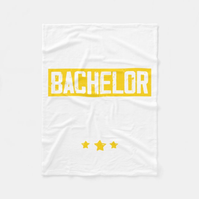 Funny Groom Wedding Bachelor Party Fleece Blanket (Front)