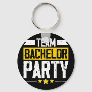 Funny groom wedding bachelor party long sleeve  key ring